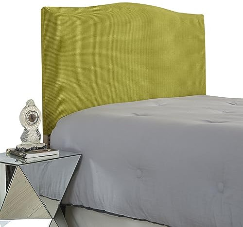 Bettkopfteilbezug für Doppelbett / Kleines Doppelbett Spandex Jacquard Kopfteil Bezug elastische Kopfteilbezug (Grün,120cm(110-140cm))