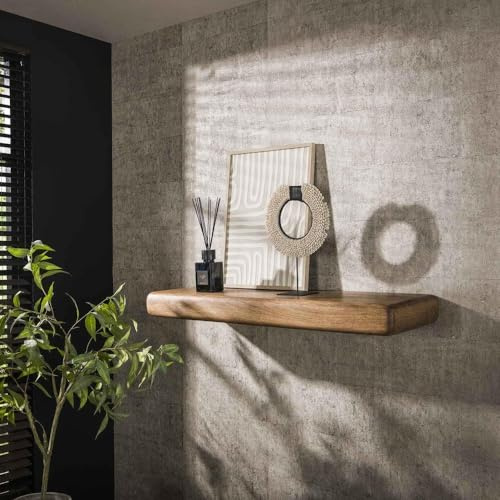 RINGO-Living TV Board aus Massivholz - Vintage Fernseher Lowboard hängend - Deko Wandregal im Wohnzimmer - Regal Kommode für Wohnwand - Bücherregal, Küchenregal & Sideboard Wohnzimmer 120 cm lang