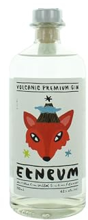 Etneum Vulcanic Premium Gin | Gin Siciliano dell'Etna | 8 Botaniche della Sicilia | 42% Vol. 700ml