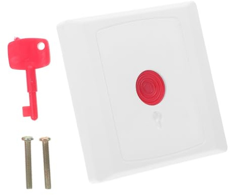 JUMPLAWN 1juego Botón De Parada De Emergencia Con Interruptor De Seguridad Diseño Para Protección y Comerciales