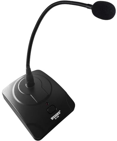 Aumotop Professionelles Kondensatormikrofon mit Nierencharakteristik und Verstellbarem Mikrofonhalter für Konferenzen und Meetings, 10 Fuß XLR-auf-1/4