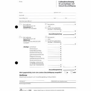 RNK Lohnabrechnungsblock A5 Minijobs Abheftlochung vorhanden A5 50 Blatt