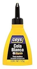Outletdel ocio Pack 2 biberones Cola Blanca rápida Ceys para Madera. 125gr Unidad. Secado rápido. 2-26000