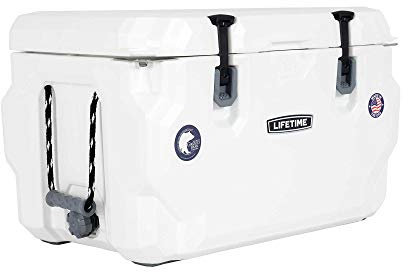 Lifetime 65‑Quart High Performance Hard Cooler, Up to 8‑Day Ice Retention, IGBC Bear‑Resistant Camping & Hunting Ice Chest with Bottle Opener