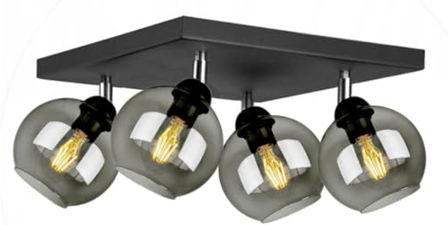 FKL DESIGN Home Deco Deckenlampe Pendellampe Hängelampe Wandlampe Tischlampe Leuchte Pendelleuchte Kugel Schwarz Grau Weiß Lampe aus Serie N100 verschiedene Varianten (N100-AG4)