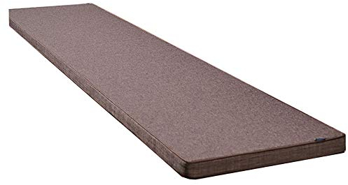 wangk Luxury - Bankauflage für Sitzbank, bequemes Bank Sitzpolster, Bankauflage Bankkissen Auflage,Bierbankauflage,strapazierstark und langlebig-Kaffee Farbe 150×30×8cm(59×12×3.1in)
