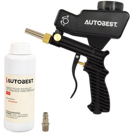 Autobest Pistolet de sablage pneumatique avec réservoir
