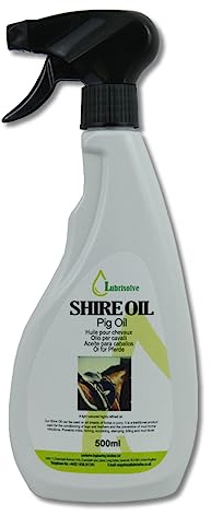 Lubrisolve Flacon pulvérisateur d'huile de Shire 100 % pure (huile de porchon) 500 ml