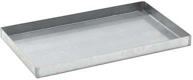 eurokraft basic | Stahl-Kleingebinde-Auffangwanne | LxBxH 1000 x 600 x 70 mm, mit Zulassung, Auffangvolumen 30 l, verzinkt