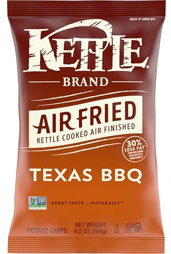 Kettle Brand Air Fried Texas BBQ Chips, 6.5 Oz Bag