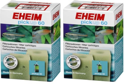 Eheim 2617080 Filterpatronen für Pickup 60 (Packung mit 2)