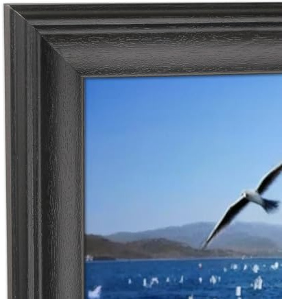 14x28 Panoramic Photo Frame Black Solid Wood Picture Frame 14x28 inch Painting Frame Poster Frame(S23B1428)