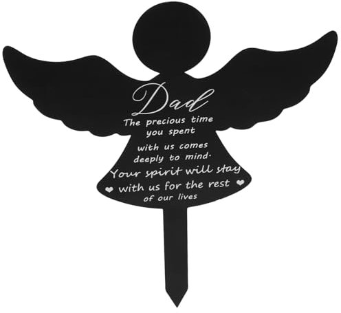 POPETPOP Commemorativo Per Cimiteri in Acrilico Da Per Tombe Decorazione Per Tombe e Cimiteri Lapide Insegne Commemorative Targhe Commemorative Per Esterni