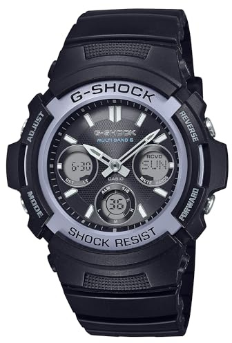 Casio AWG-100 M100 Series | G-Shock Fire Package | Men’s Analog-Digital Solar Watch | Black | 200M WR | Multi Band 6 | World Time | Countdown Timer | Auto Calendar | 5 Alarms | Shock Resistant