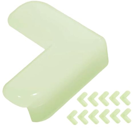 Toyvian 12 Stück Leuchtende Eckenschutz Für Möbel Kinder L-förmiger Stoßschutz Aus Weichem PVC Sichtbar Bei Nacht Selbstklebender Kindersicherung Für Tische Und Babymöbel