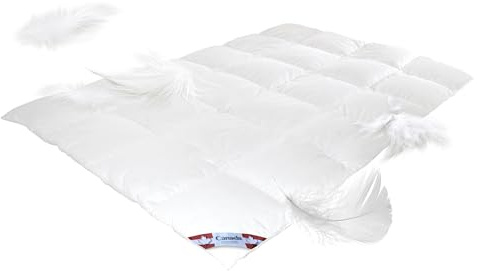 Bach's Betten Welt Mega Preis Canada Daunendecke Ganzjahresdecke weiche Daunen Federn (135 x 200 cm)