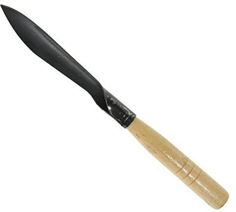 FONDOTIN Strumento Da Giardino in Legno e Ferro Attrezzo Manuale Per Scavare e Giardinaggio Piccolo Scavino Per Cortili Prati Frutteti e Piantare Arbusti Fiori Piccoli Ortaggi