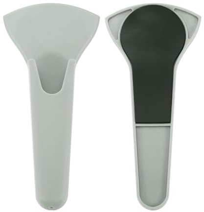 sourcing map 2 Pcs Magnetic Scissor Holder, 7.48 x 3.46 Plastic Scissors Cover Durable Waterproof Protector Portable with Round Magnetic Absorber for Kitchen Shears, Gray