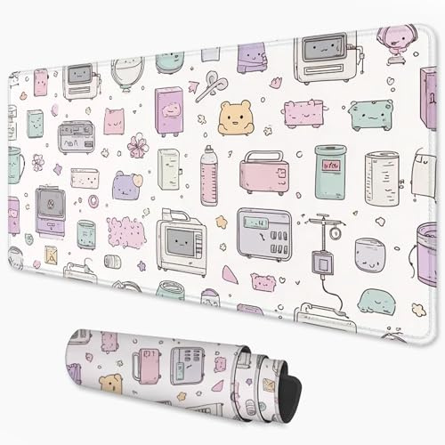 Alfombrilla Ratón Historietas Mouse Pad 500x250 mm,Grande Alfombrilla Gaming Dibujos Animados con Superficie Especial Que Mejora Velocidad y precisión,Mousepad Impermeable para Portátil 3Y-214