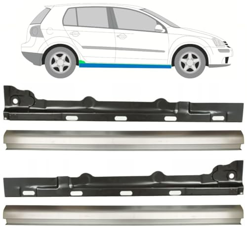 Reparaturblech innen + außen Schweller für Volkswagen Golf 5 2003-2009