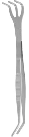 Abaodam Râteau à Racines Petit Outil de Jardinage en Acier Inoxydable 304 Pince à Épiler pour Bonsaï, Outil à Main Polyvalent pour Jardin, Culture et Entretien des Racines
