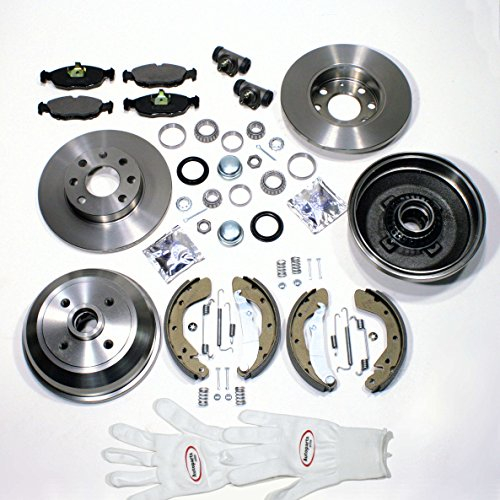 Autoparts-Online Set 60002280 Bremsscheiben/Bremsen + Bremstrommel komplett Set vorne + hinten