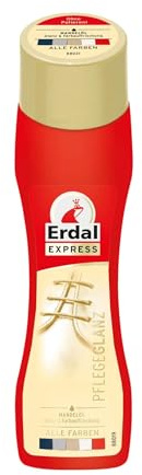 Erdal Pflegeglanz Schuhpolitur für sofortigen Glanz, mit Mandelöl, farblos, 1er Pack ( x 75 ml)