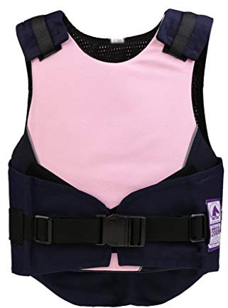 Inzopo - Gilet da equitazione per uomo, donna, bambino, in EVA, con fibbia regolabile, taglia M, colore: Rosa