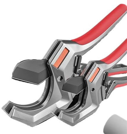 Utensili manuali Tagliatubi Forbici for tubi Materiale SK5 con trattamento Cricchetto PVC/PU/PP/PE Forbici tagliatubi for tubi Linea elettrica (Color : Bigger)