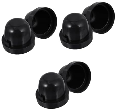 PACKOVE 3 Paare Staubschutzhaube Lampenschirm Für Fahrzeuge -lichtabdeckung Lampenschirm Dekor Geschmückt Lauflichtabdeckung Auto Lampenschirm Gummi Ausgeschnitten Scheinwerferabdeckung