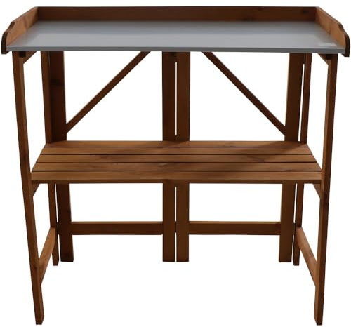 Siena Garden Pflanztisch Falk braun Kiefer FSC 100% 89 x 48 x 97 cm