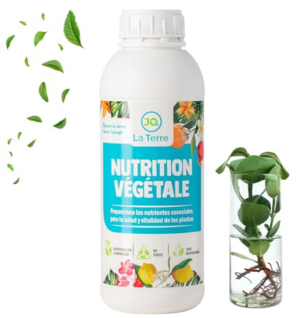 JQ LA TERRE ® ENRAIZANTE PARA ESQUEJES DE 1 LITRO Enraizante para plantas hormonas de enraizamiento y estimulador de raíces ecológico potente crecimiento radicular, efecto antimicrobiano