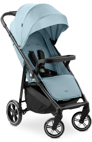 hauck Shop N Care Carrito Bebé hasta 22 kg - Silla de Paseo Ligera Reclinable, Carro con Bandeja, Plegado Compacto, Capota UPF 50+ - Dusty Blue