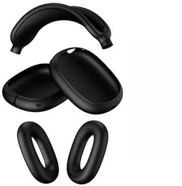 INF Kopfhörerhülle für Airpods Max Kopfhörer 3-teilig, Ohrpolster-Schutzhüllen aus Silikonmaterial, mit Stirnband, Maßgeschneiderte Passform