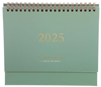 TOYANDONA Akademischer Tischkalender Minimalistischer Stehkalender Für Büro Zuhause Mit Elegantem Design Manuell Verstellbar Für Organisation Von Terminen Und Ereignissen