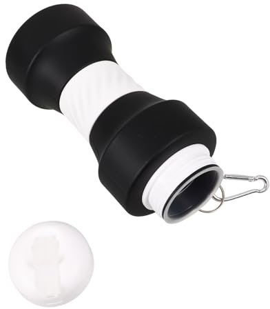 EXAOMBLE Dumbbell Shape Portable Water Bottle Creative Fitness Hydration for Gym Camping and Daily Use Capacity Drinking Container