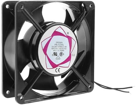 TKGMGTN Ventilador de refrigeración con cojinetes de Manguito DP200A 2123HSL, 220 V-240 V, 120 mm x 120 mm x 38 mm, 0,14 A