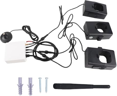 Compteur électrique Gearwell, moniteur d'énergie intelligent et compteur d'énergie triphasé, capteur de niveau d'eau WIFI 3x750A pour la maison