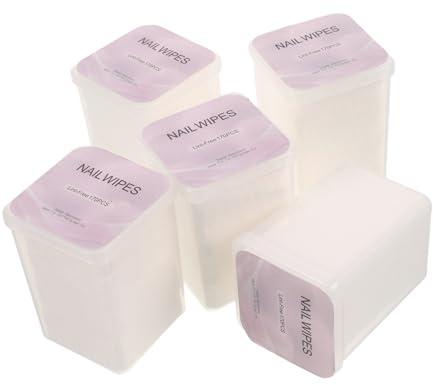 Healeved Nageltücher Aus Perlbaumwolle Fusselfreie Wattepads Für Nagelreinigung Effektiver Nagellackentferner Für Gel Und Acryllack Wiederverwendbare Maniküre-tool-pads