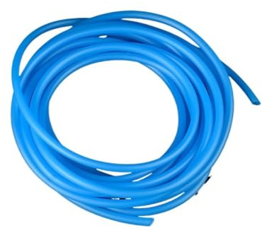 OPIGJUFD Aquarium Schlauch Länge 5,0 m, 4 x 6,0 mm, Aquarium-Luftpumpenschlauch, bunter Silikonschlauch, Aquarium-Sauerstoffpumpe, Flexibler Schlauch, transparenter Schlauch(Blue)