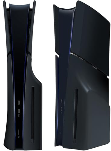 Joso Placa frontal para PS5 Slim Disc Edition, antiarañazos, carcasa de repuesto a prueba de polvo, cubierta de piel apta para PS5 Slim Console, placas para PS5 Slim accesorios, fácil instalación