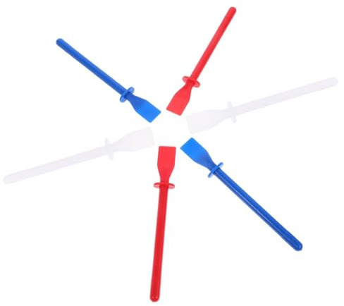 DECHOUS Juego de 6 Aplicadores Flexibles para Esparcir Pegamento Espátulas de Mano para Manualidades Cuero Herramientas para Pintar Pegamento en Proyectos DIY Multicolor Tamaño