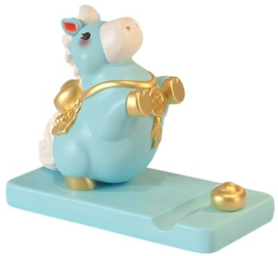 Supporto per telefono da scrivania, design a cavallo, ornamento per cellulare, benedizione della, per ragazze, adolescenti, bambini, donne, tablet, casa, ufficio, vanità, calza di Natale