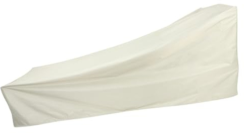Kichvoe Funda para Tumbona de Jardín Oxford 210d Beige 208x76x41/79 Cm Funda Protectora para Sillón Reclinable Exterior Protección Solar y Resistente Intemperie