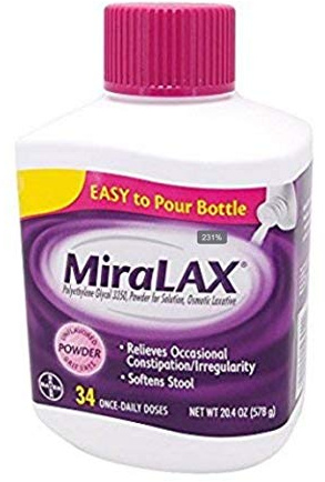 MiraLAX Powder Laxative, 34 Doses, 20.4 Ounce