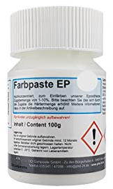 100g Farbpaste EP reinweiß RAL 9010 für Epoxidharz Pigment Farbe hochkonzentriert kräftig deckend