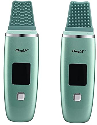 Ultrasonic Skin Scrubber Vibration EMS Ion Face Cleanser Blackhead Remover Peeling Pore Cleaner Facial Lifting Shovel Machine 50
