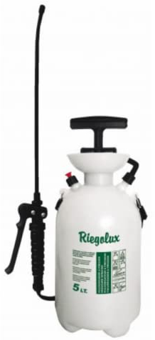 Pulverizador de presión previa. Capacidad 5 litros. Rociador de jardín o rociador para protección de Plantas, Boquilla Ajustable. Uso doméstico y Profesional. Ideal para EL Uso DE Productos QUÍMICOS.