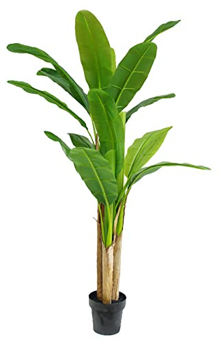 Leaf Design UK - Piante e alberi tropicali artificiali, banana, 180 cm