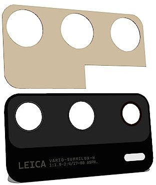 IS-TECK Kompatibel mit Huawei P40 Ersatz Kamera Glas Linse inkl. Kleber Set
